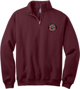 Palmyra Black Knights NuBlend 1/4-Zip Cadet Collar Sweatshirt