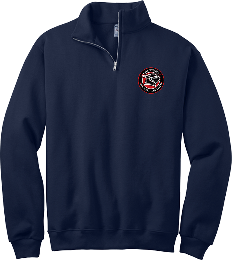 Palmyra Black Knights NuBlend 1/4-Zip Cadet Collar Sweatshirt