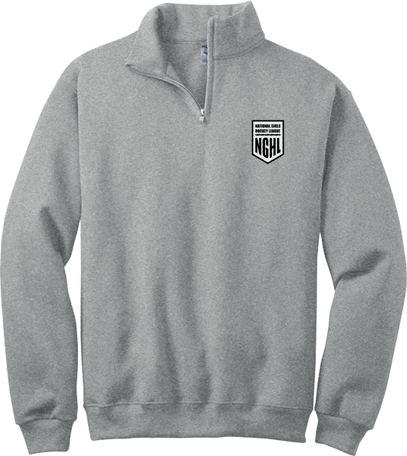 NGHL NuBlend 1/4-Zip Cadet Collar Sweatshirt