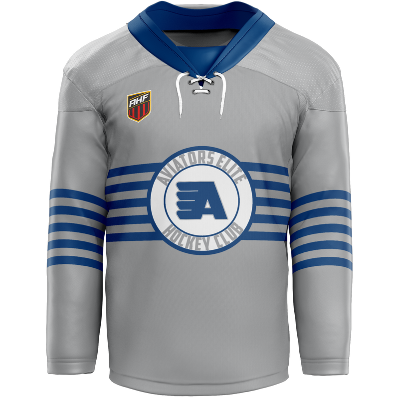 NJ Jets Aviators 8U Youth Player Hybrid Jersey