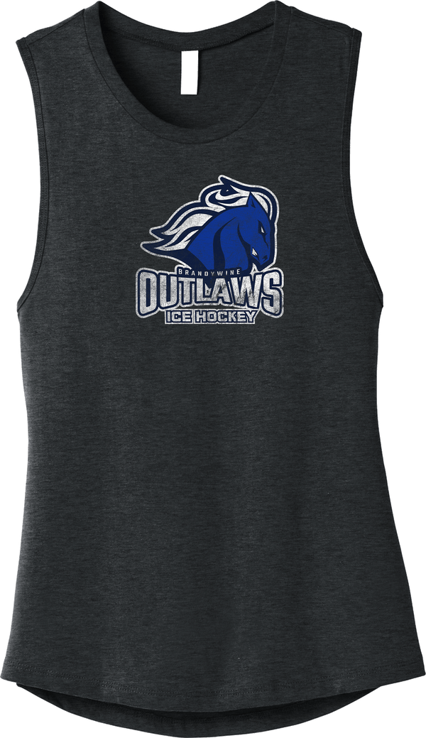 Brandywine Outlaws Womens Jersey Muscle Tank