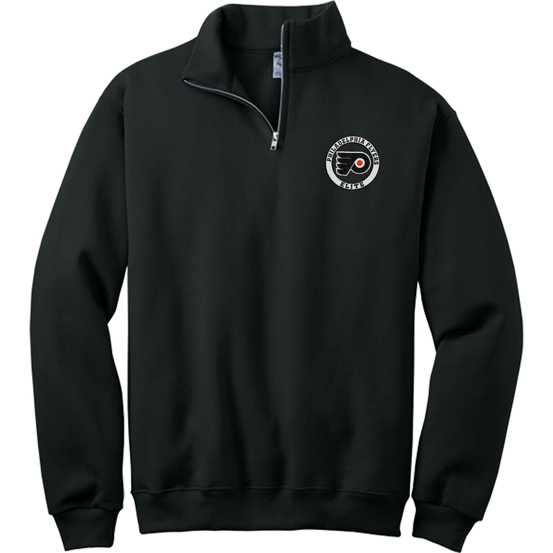 Philadelphia Flyers Elite NuBlend 1/4-Zip Cadet Collar Sweatshirt