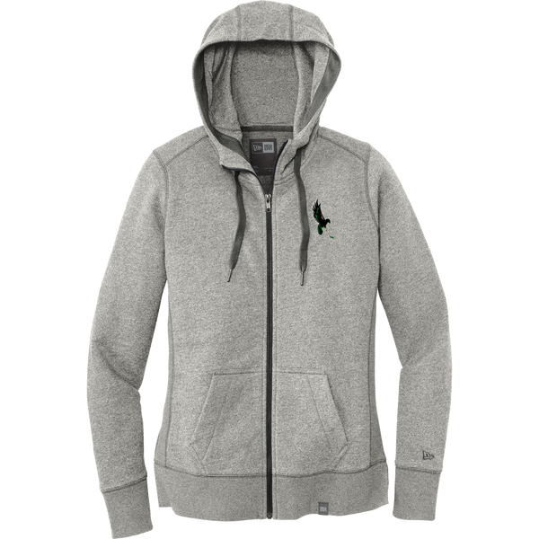 Wilmington Nighthawks New Era Ladies French Terry Full-Zip Hoodie