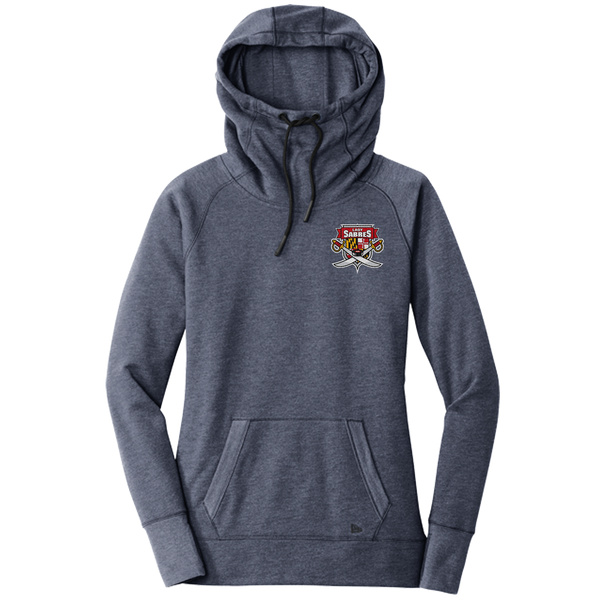 SOMD Lady Sabres New Era Ladies Tri-Blend Fleece Pullover Hoodie