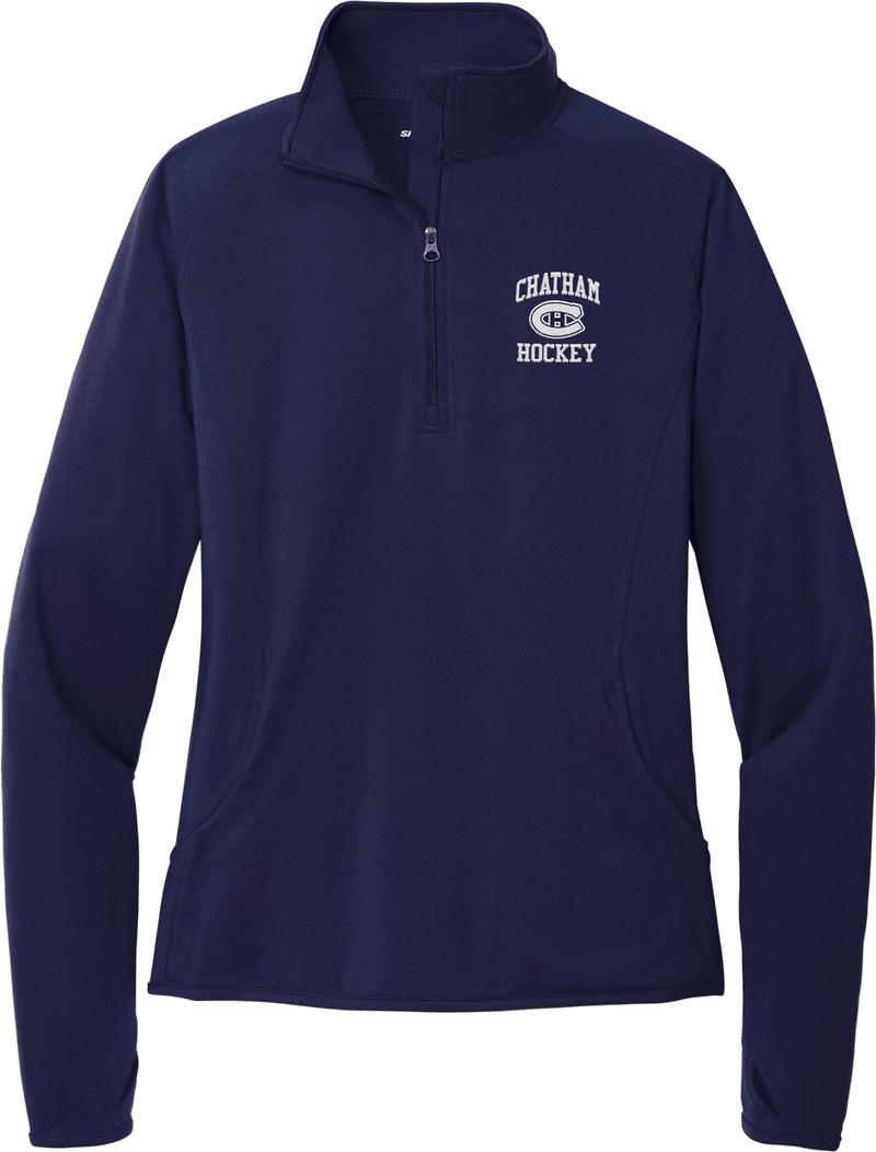 Chatham Hockey Ladies Sport-Wick Stretch 1/4-Zip Pullover