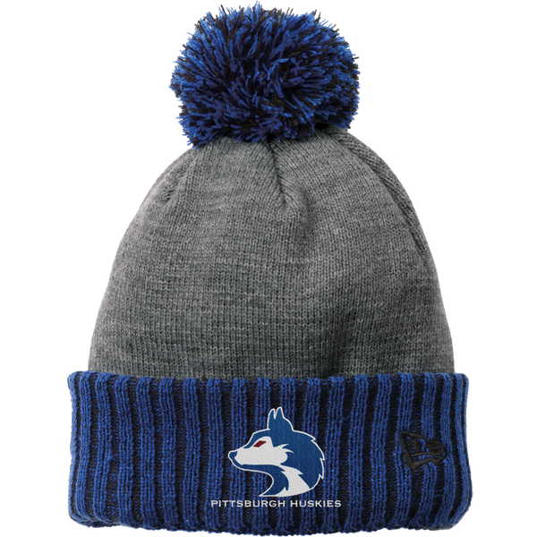 Pittsburgh Huskies New Era Colorblock Cuffed Beanie