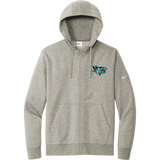 Boca Barracudas Nike Club Fleece Sleeve Swoosh Full-Zip Hoodie