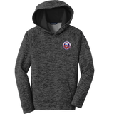 PAL Jr. Islanders Youth PosiCharge Electric Heather Fleece Hooded Pullover